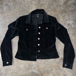 Rafaella Black Corduroy Jacket